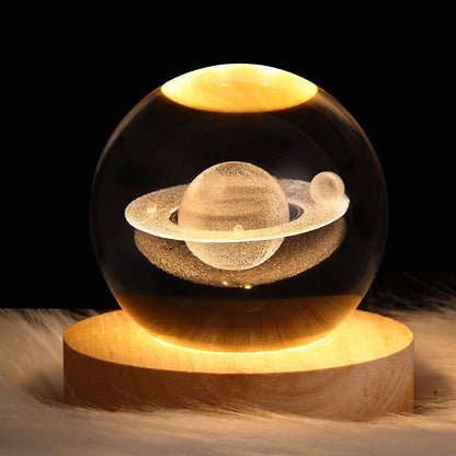 Stellar Glow - 3D Crystal Galaxy Night Lamp