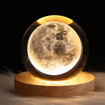 Stellar Glow - 3D Crystal Galaxy Night Lamp