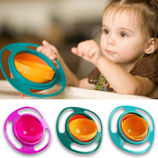 Spin Snack - 360° Spill-Proof Gyro Bowl